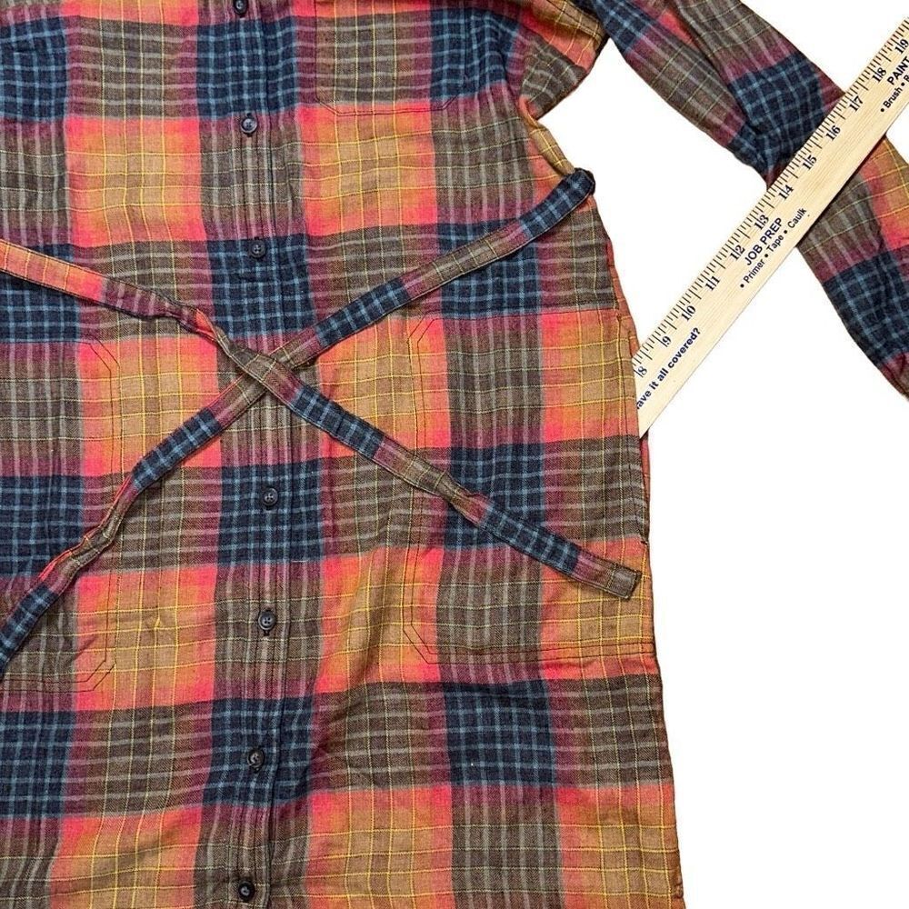 NWT Toad & Co W’s Re-Form Flannel Shirtdress
Sz S in Cedar Ombré - Picture 6 of 14